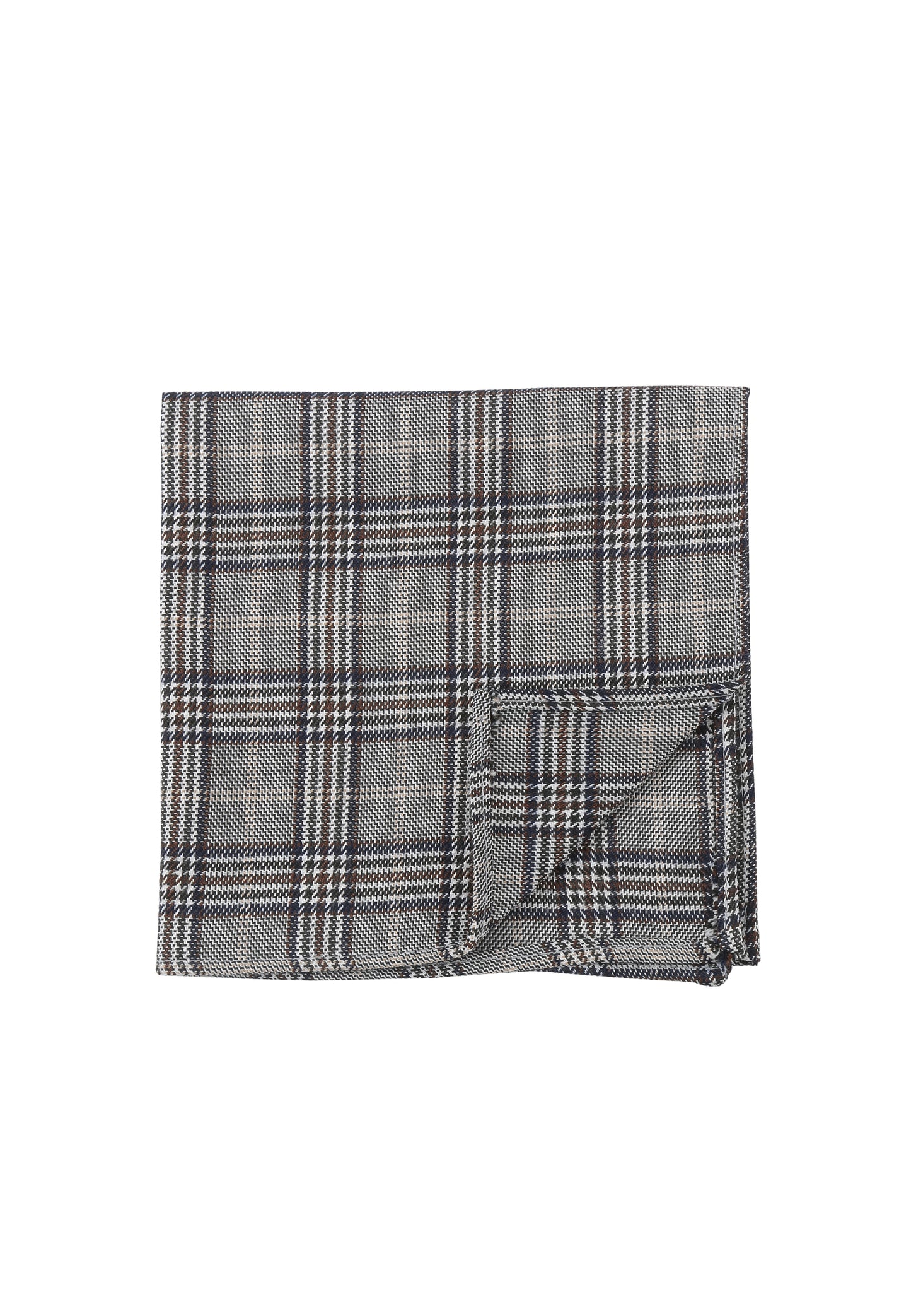 Pocket square with ingenious checks