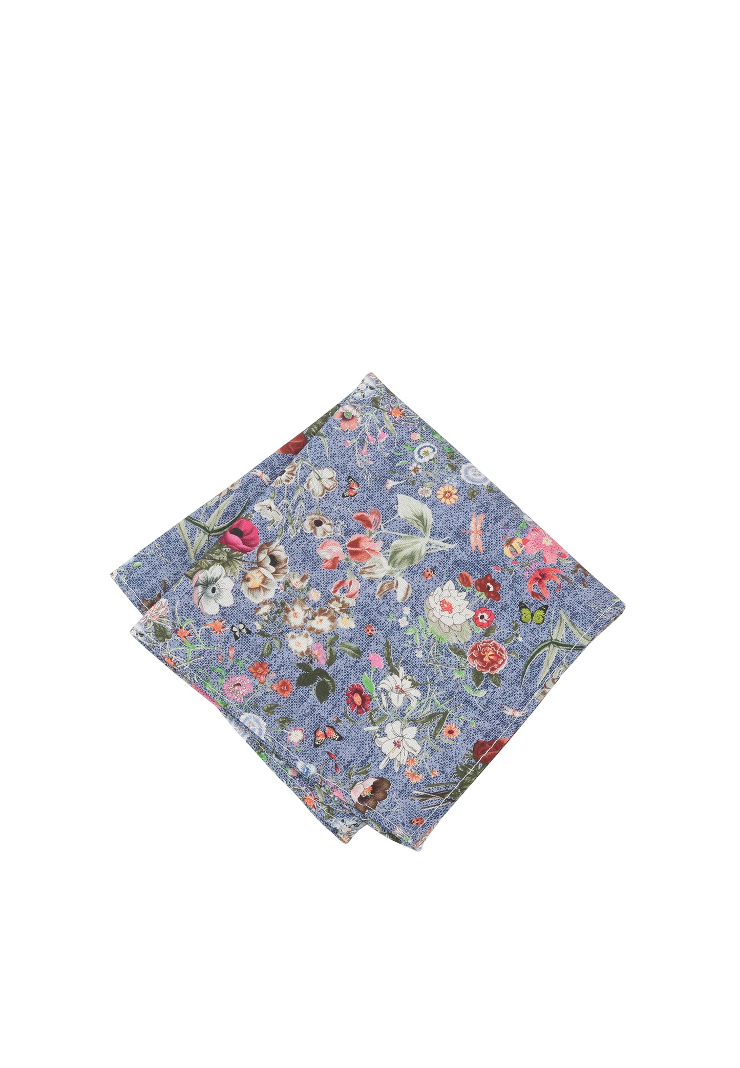 Pocket square with floral print