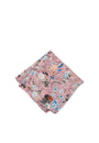 Prince Bowtie Einstecktuch mit floralem Druck - Einstecktuch gefaltet - Altrosa