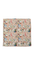 Prince Bowtie Einstecktuch mit floralem Druck - Einstecktuch ausgelegt - Beige