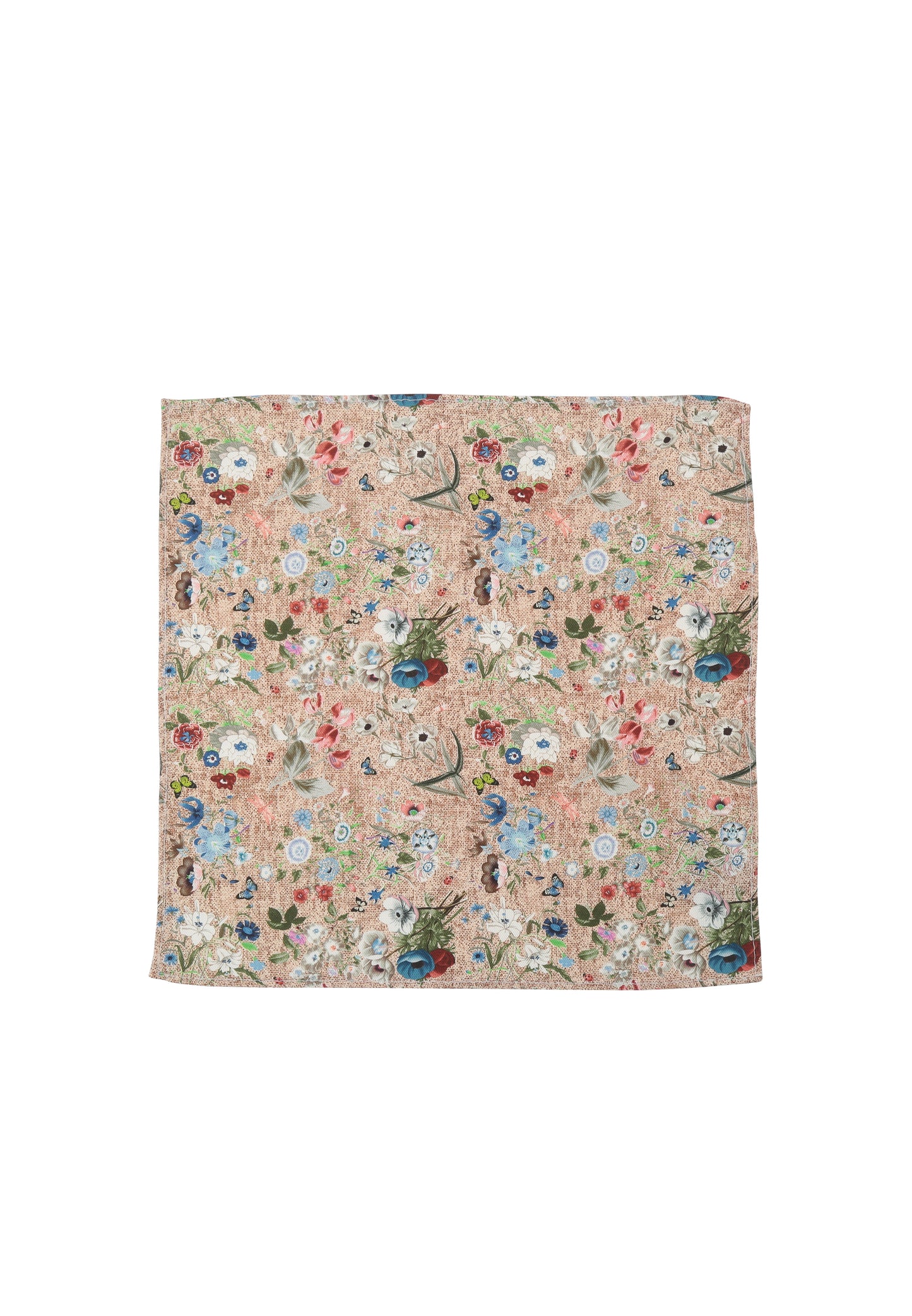 Pocket square with floral print