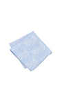 Prince Bowtie Einstecktuch im Paisley-Design - Einstecktuch gefaltet - Hellblau