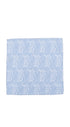 Prince Bowtie Einstecktuch im Paisley-Design - Einstecktuch ausgelegt - Hellblau