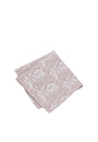 Prince Bowtie Einstecktuch im Paisley-Design - Einstecktuch gefaltet - Altrosa