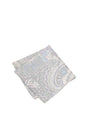 Prince Bowtie Einstecktuch Paisley  - Einstecktuch gefaltet - Hellgrau