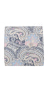 Prince Bowtie Einstecktuch Paisley  - Einstecktuch ausgelegt - Dunkelblau