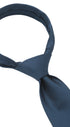 Seidenfalter Basic Uni Krawatte - 8 cm XXL Übergröße - gebundener Knoten nur zur Veranschaulichung (ist nicht vorgebunden, wie beispielsweise die Zip Krawatte) - Dunkelblau
