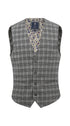 Prince Bowtie Anzugweste im genialen Karo - Beige/Grau