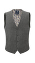 Prince Bowtie Anzugweste in Wolloptik - Grau