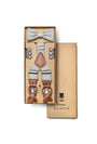 Prince Bowtie Secret Sale Hosenträger Set mit passender Schleife - Box - Taupe