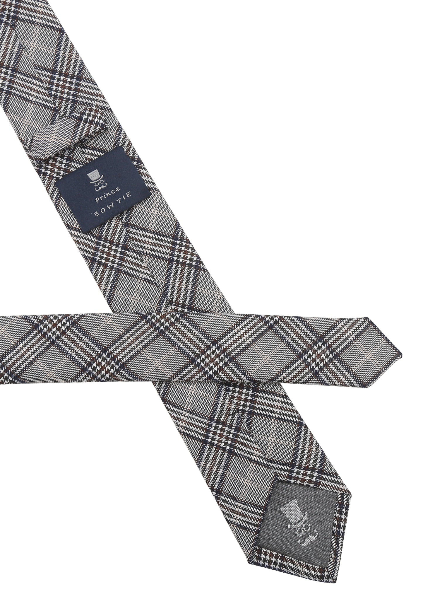 Tie with an elegant check design