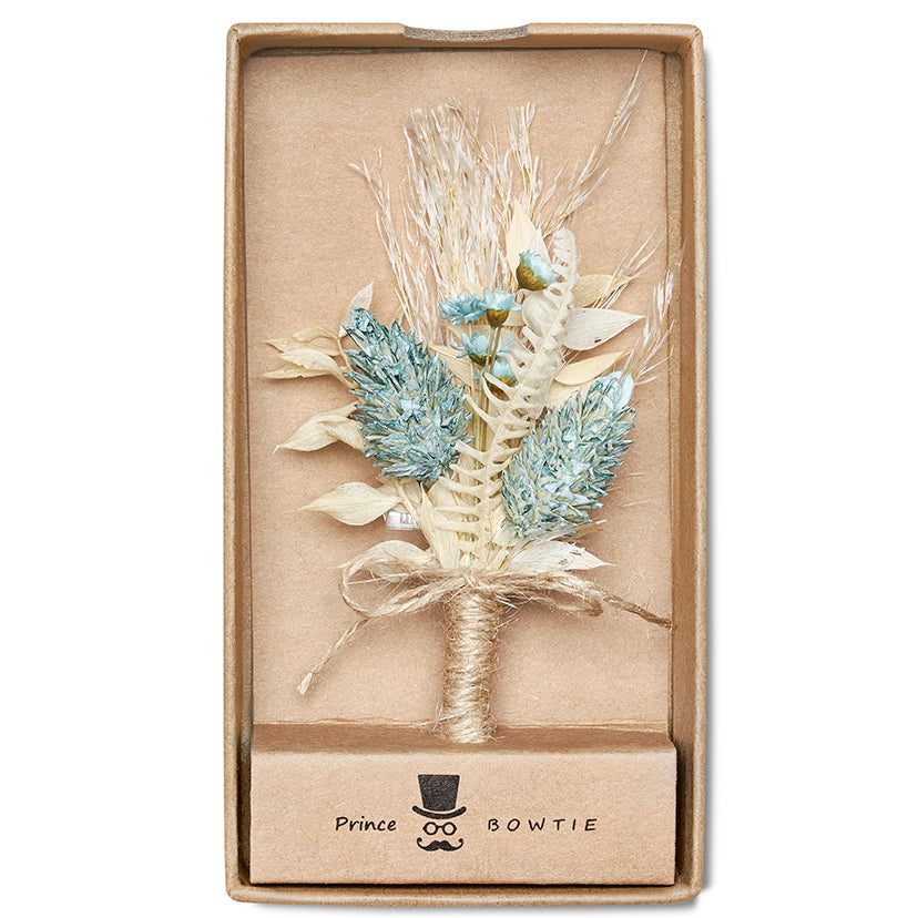 Prince Bowtie Hochzeitsanstecker - Box - Grün