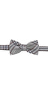 Prince Bowtie Fliege mit toller Farbkombination - Silber/Grau