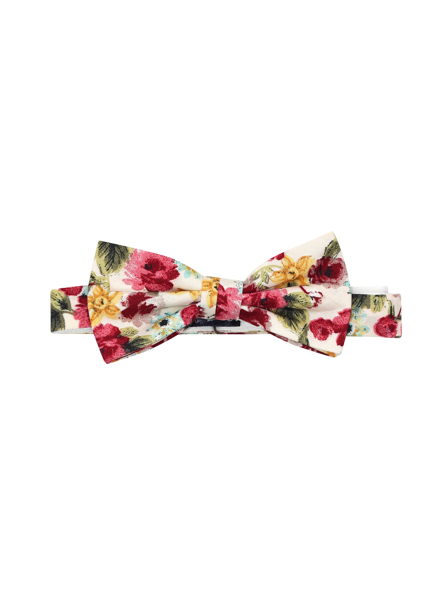 Bow + scarf in floral design