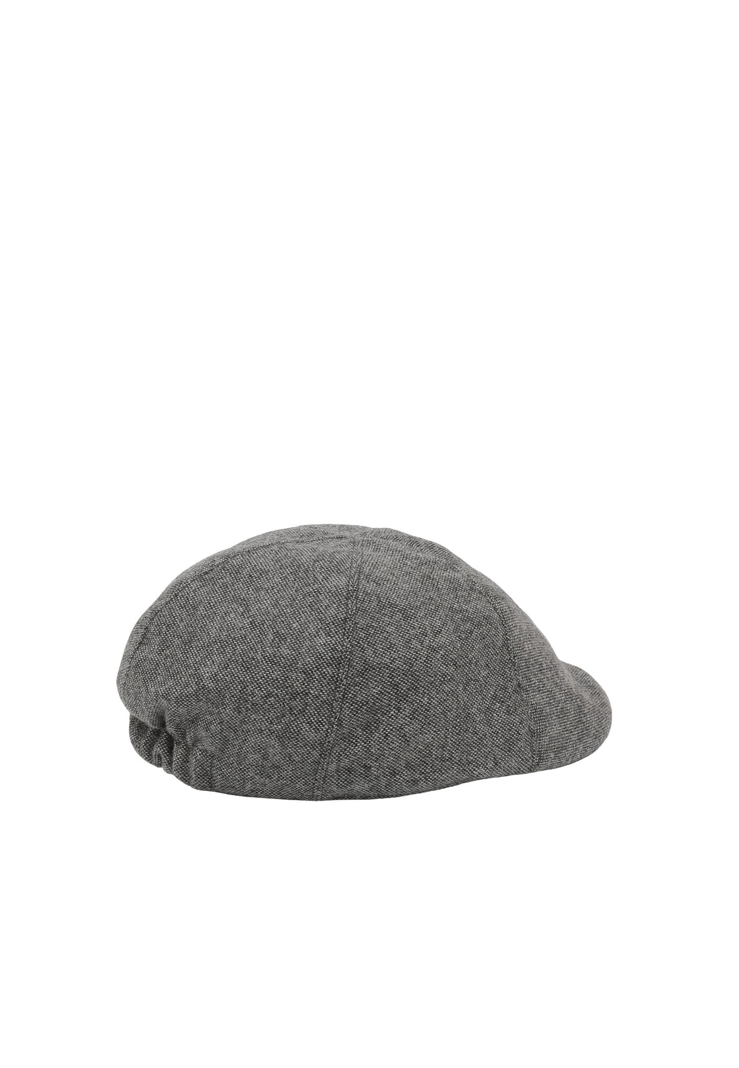 Gray flat cap