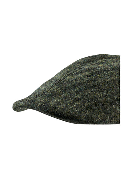 Green flat cap