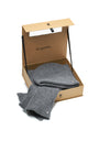 Prince Bowtie Set Schal + Mütze - Box - Grau