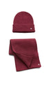 Prince Bowtie Set Schal + Mütze - Trageform - Rot