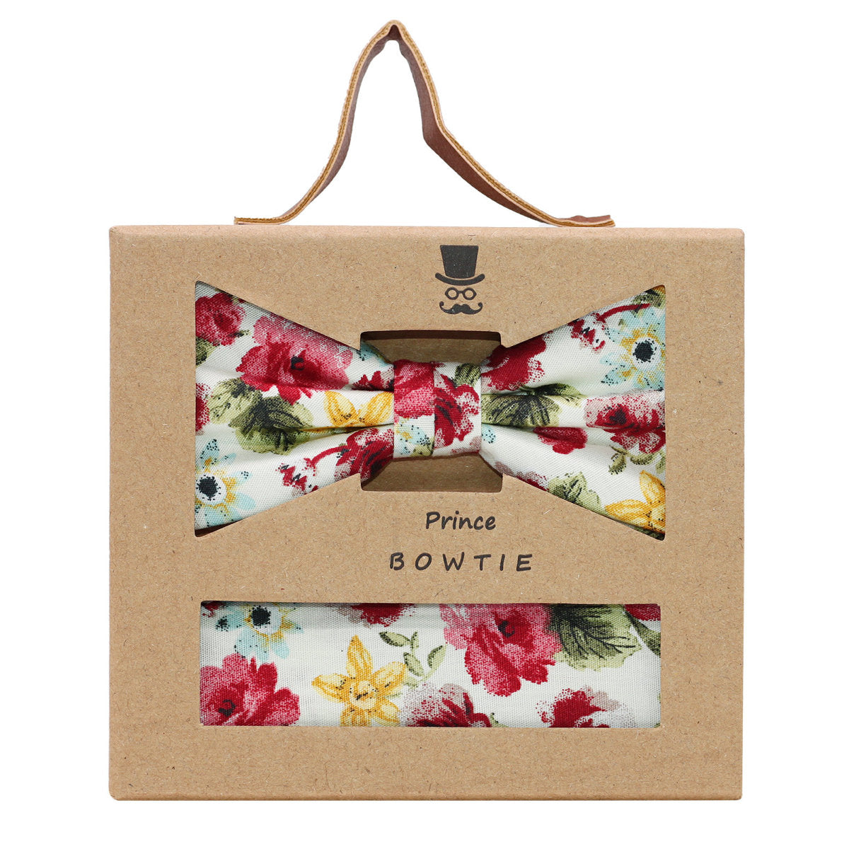 Prince Bowtie Fliege + Tuch im Floral-Design