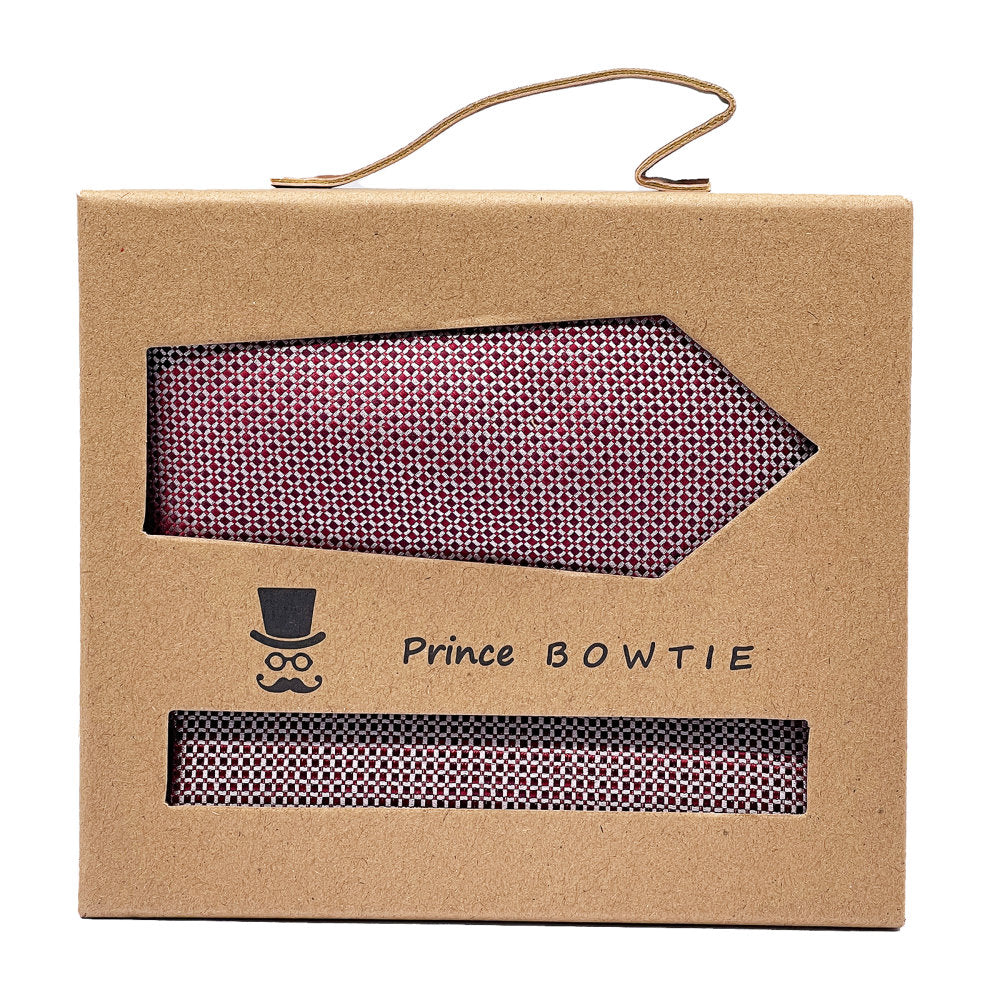 Prince Bowtie Krawatte + Tuch im Micro-Design