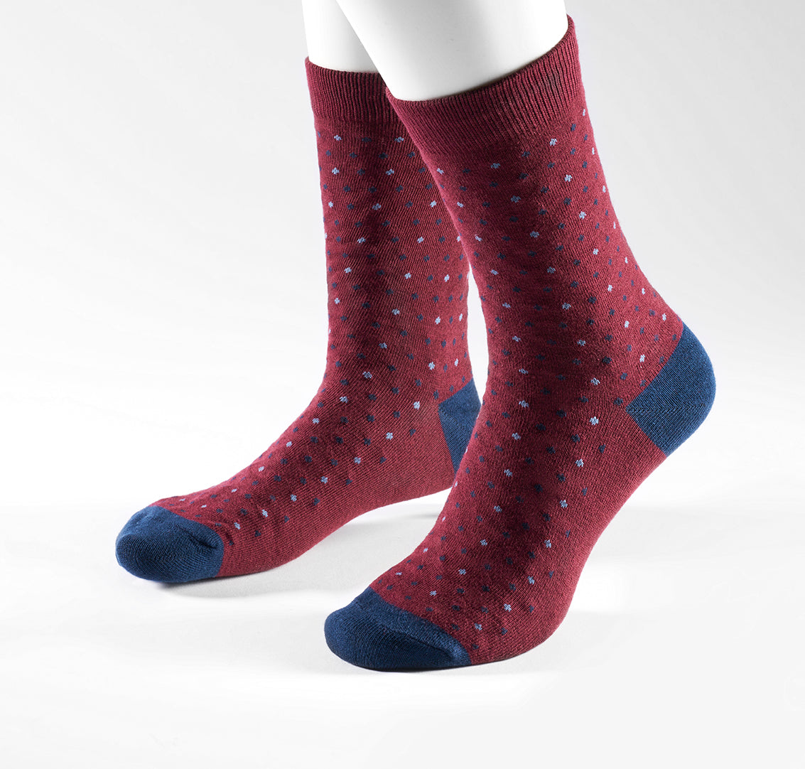 Prince Bowtie Socken 1 Paar im Punkt-Design