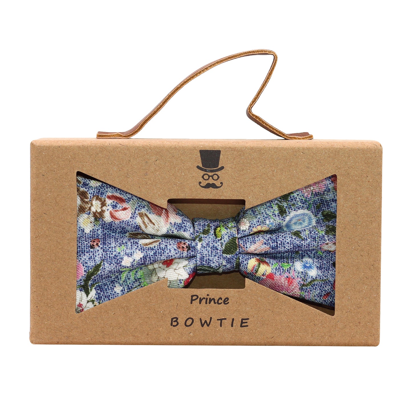 Bow with floral print