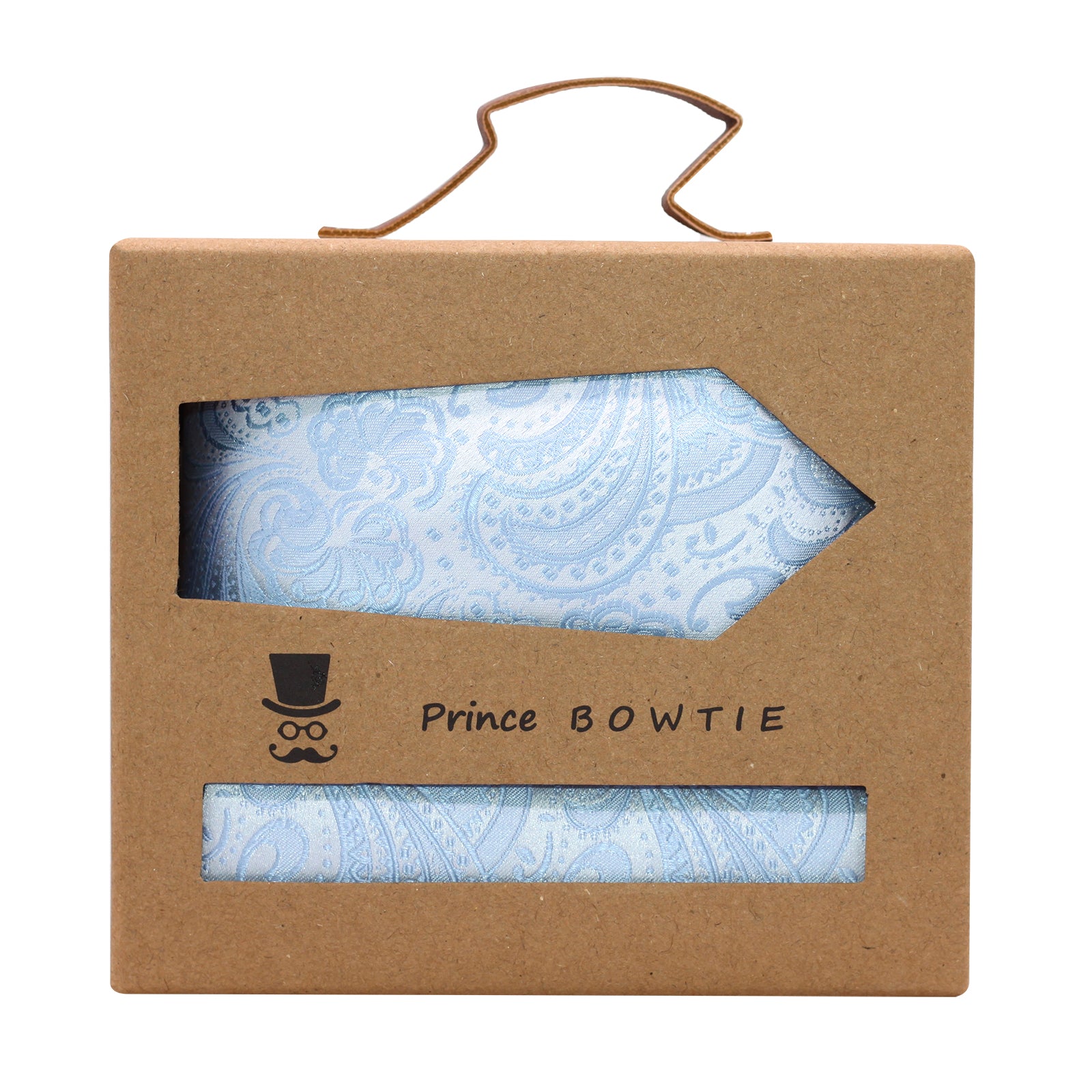 Prince Bowtie Krawatte + Tuch im Paisley-Design