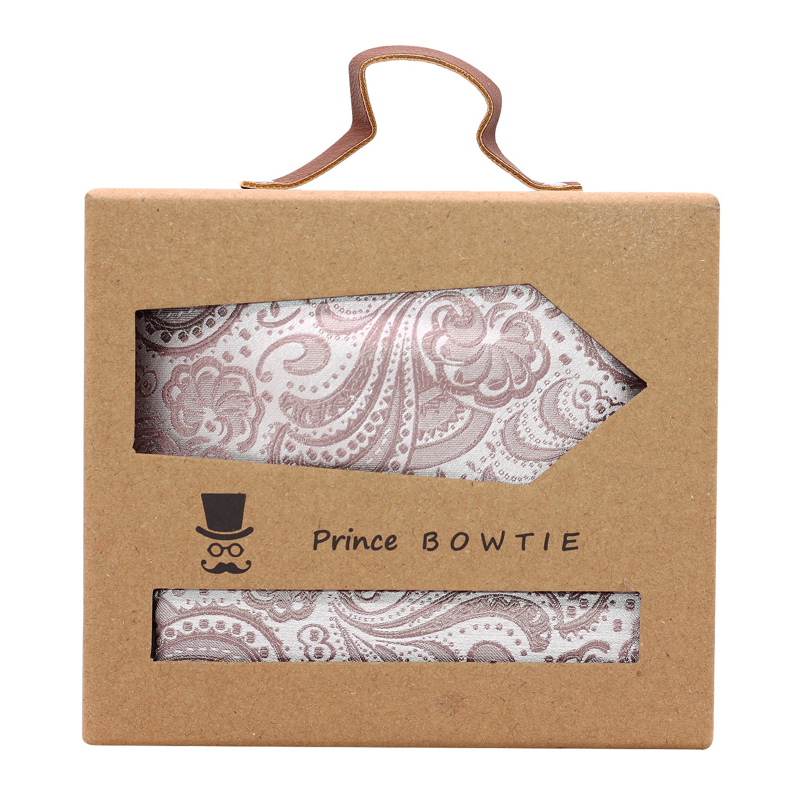 Prince Bowtie Krawatte + Tuch im Paisley-Design