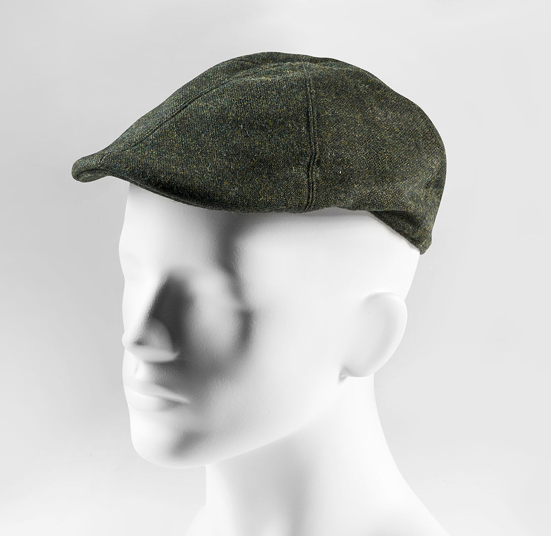 Green flat cap