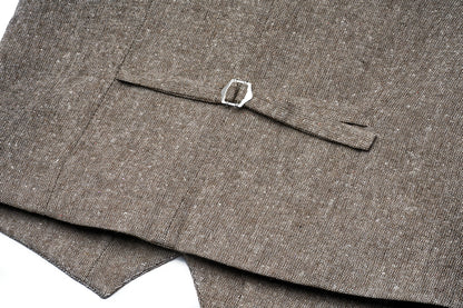 Vintage outfit including waistcoat, tie &amp; handkerchief in wool blend