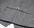Prince Bowtie Vintage-Outfit Weste in Wollmischung - Rückenriegel - Grau