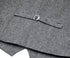 Prince Bowtie Vintage-Outfit Weste in Wollmischung - Rückenriegel - Grau