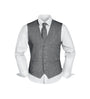 Prince Bowtie Vintage-Outfit inklusive Weste, Krawatte & Einstecktuch in Wollmischung - Grau