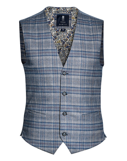 Vintage outfit including waistcoat, tie &amp; handkerchief in viscose blend