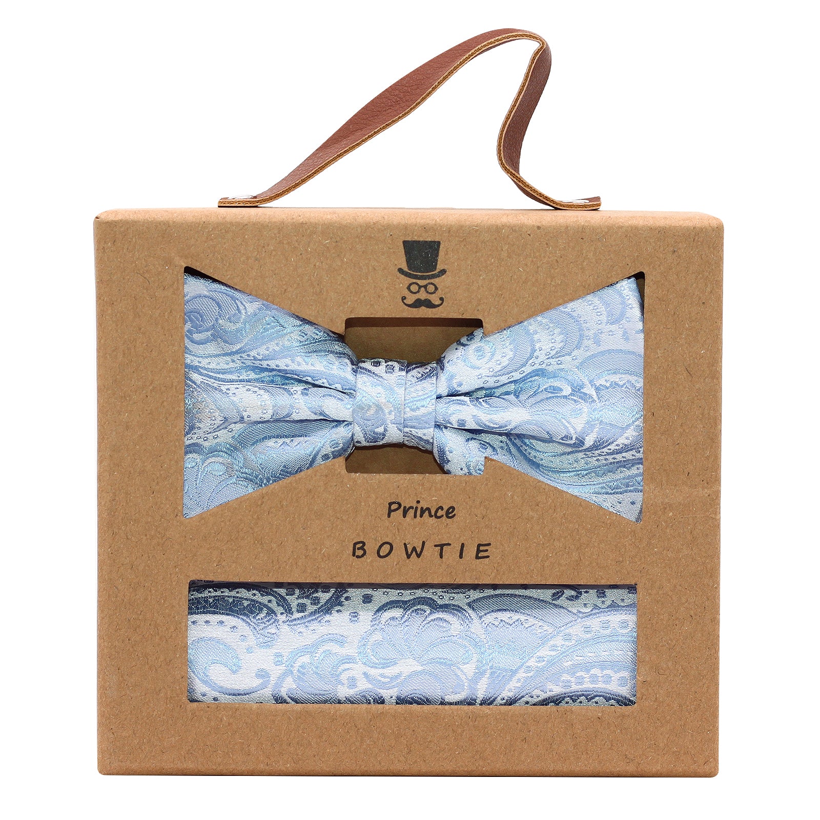 Prince Bowtie Fliege + Tuch im Paisley-Design