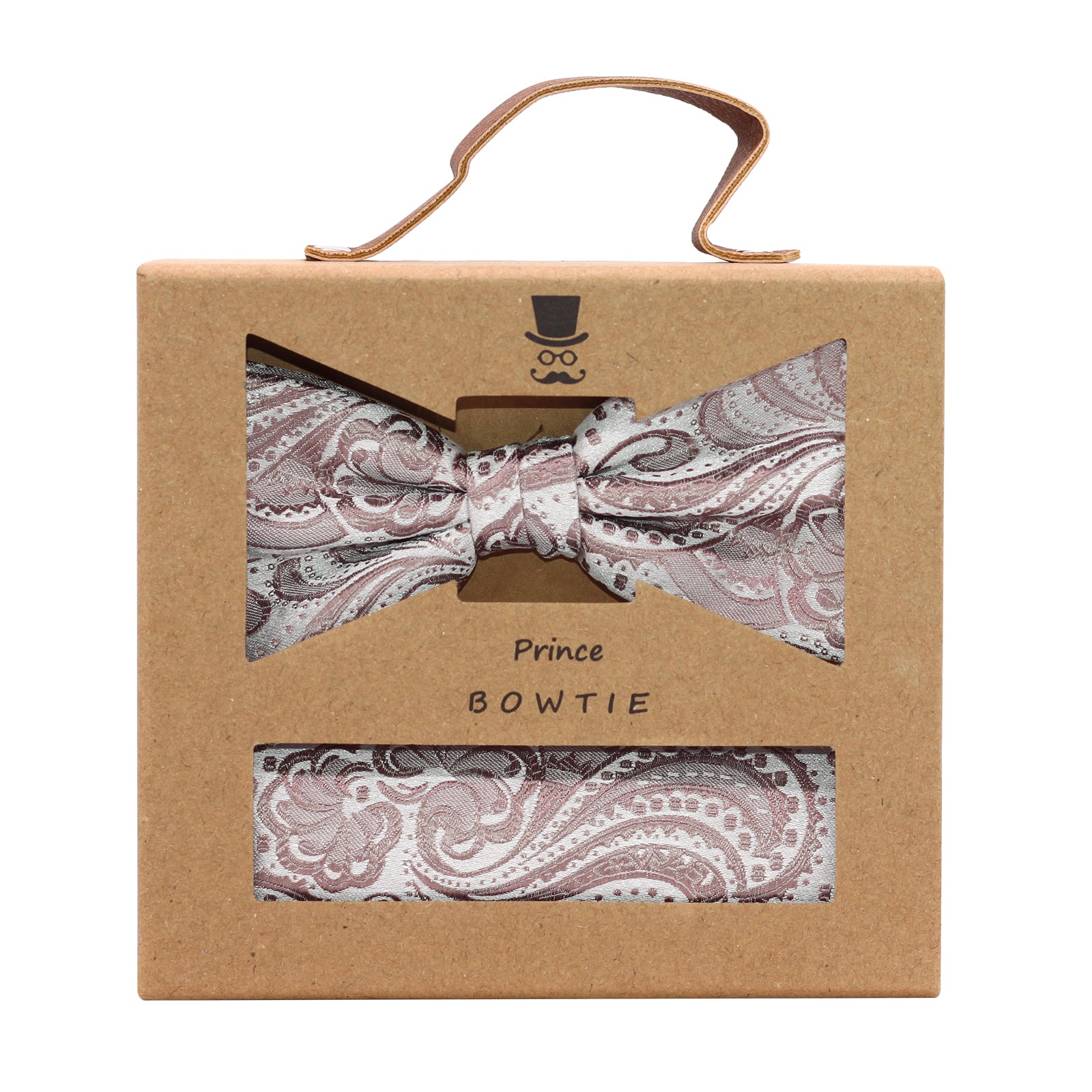 Prince Bowtie Fliege + Tuch im Paisley-Design