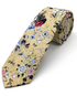 Prince Bowtie Krawatte mit floralem Druck - Design und Farbe der Krawatte - Gelb