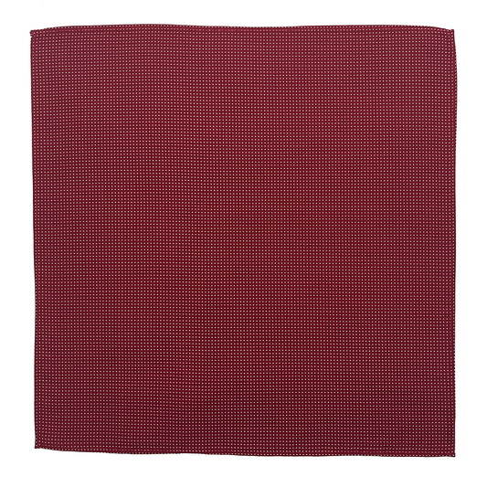 Seidenfalter Picoté handkerchief 100% silk Bordeaux color